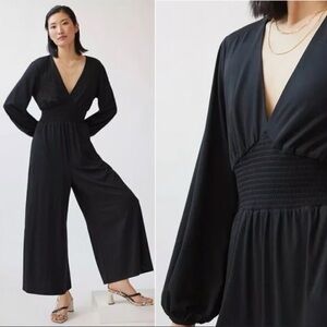 Hutch Anthropologie Jumpsuit Black Knit size M